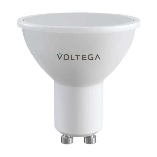 Лампа светодиодная диммируемая Voltega GU10 5W 2700К матовая VG-MR16GU10cct-WIFI-5W 2425 